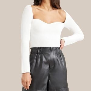 Modern Citizen Billie Sweetheart Neck Sweater